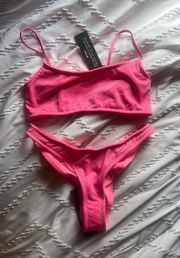 Triangl Bikini Set Pink