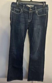 BKE Buckle Kate Jeans Womens Size 28 Blue Bootcut Low Rise
