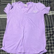 Purple under armour  t-shirt