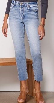 Evereve The Ever Straight High Rise Jeans Cropped Ankle Length Size 26