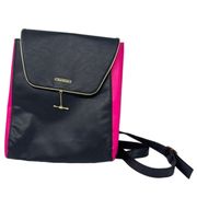 Backpack Black & Pink with Gold Tone Hardware