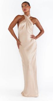 Champagne Maxi Dress Formal