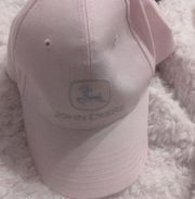 Pink, John Deere snapback baseball cap hat OSFM