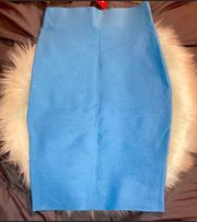 NWT Sky Blue Pencil Skirt Size Small 