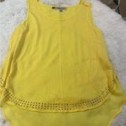 Jennifer Lopez Yellow Tank Top Size M