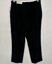 Dana Buchman Black Straight Mid Rise Career Pants Size 16W New