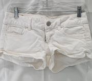 denim shorts Size 0 White