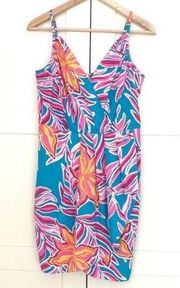 Colorful Summer Floral Dress Size XS