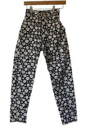 Big Bud Press Pencil Pants Lazy Daisy Print