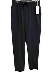 NWT Johnny Was Calme Elements Track Pants Women Size Large Onyx Black Active