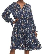 Gal Meets Glam Bonnie Floral Print Blouson dress (2)