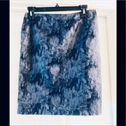 Alberto  Makali marble print skirt