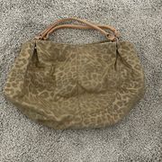 Gold Leopard Oversized Bag