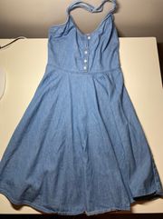 Denim Babydoll Dress