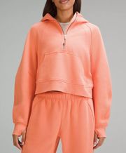 Lululemon Scuba Oversized Half-Zip Hoodie M/L Coral kiss