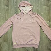 Simply Southern Women’s Hooded Pullover Pink Sweatshirt Size L Pocket New