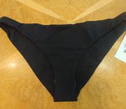 NWT!! Hurley Women's Moderate Bikini Bottom Black Size XL