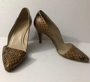 Loeffler Randall Gillian D’Orsay EUC size 5.5 Gold