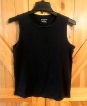 Christopher & Banks Womens Sleeveless Top Size medium Color. BLACK.