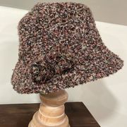 Liz Claiborne Vintage brown multi color bucket hat