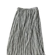 JOIE Dalmatian Print Pleated MIDI Skirt Size Small