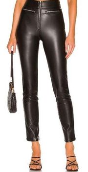 Superdown Adonia Zipper Front Pant in Black