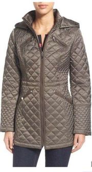 NWT Nordstrom quilted Country Coat