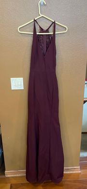 Maroon Prom Dress