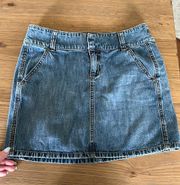 Vintage Denim Mini Skirt