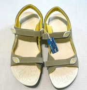 Columbia Tech lite womens Sandals Size 11 Bin sunlight. NWT some cracking (pic)