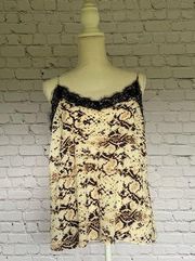 Rachel Zoe Snakeskin Print Tank Top