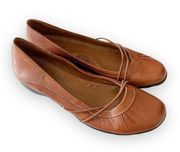 Natural Soul Tan Leather Two Strap Mary Janes Women’s Size 8.5 Coastal Grandma