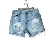 American Eagle  90’s Boyfriend Distressed Shorts Size 10