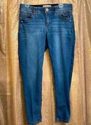 Democracy AB technology medium blue skinny jeans, size 10, EUC