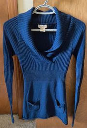 The Original Navy Blue Long Sleeve Sweater - Size Small