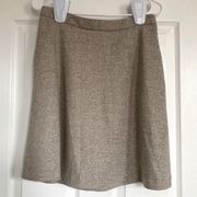 wool blend skirt