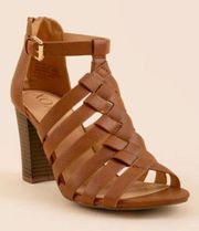 Francesca’s Brown Strappy Heels 