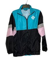 Polaroid Jacket Lightweight Bomber Style Windbreaker Retro Women Size Small