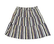 Cato Skirt Size XL Multi Color Stripes Layered Stretch Blend Womens 36X26