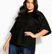 City Chic puff sleeve top NWT