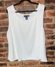 Norton McNaughton Cream Sleeveless Knit Tank Top Women's Size 3X