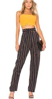 Vince Paperbag Striped Pants 8