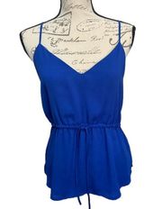 Aritzia Babaton Royal Blue Warren Camisole Tank Medium