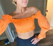 Orange Crop Top