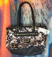 NICOLE miller shocking leopard black purse