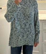 Goods for Life Oversized Green Speckled Sweater - Size XL
