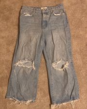 Free People Destroyed Jeans