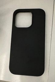 Black Silicone iPhone 14 Pro