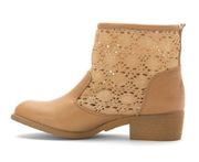 Musse & Cloud Ainhoa Sand Crochet Ankle Booties Boots size 37