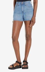 Madewell The Perfect Vintage Jean High Waist Cut Off Short NWT Size 28